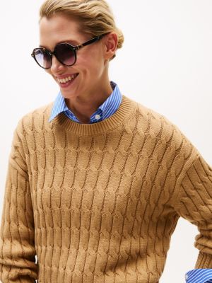 brown round sunglasses for women tommy hilfiger