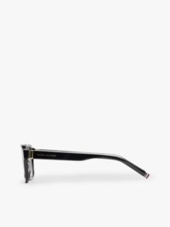 Signature Tip Square Sunglasses — Black 2