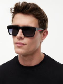 Flag Square Sunglasses — Black 3