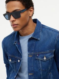 Flag Square Sunglasses — Blue 3
