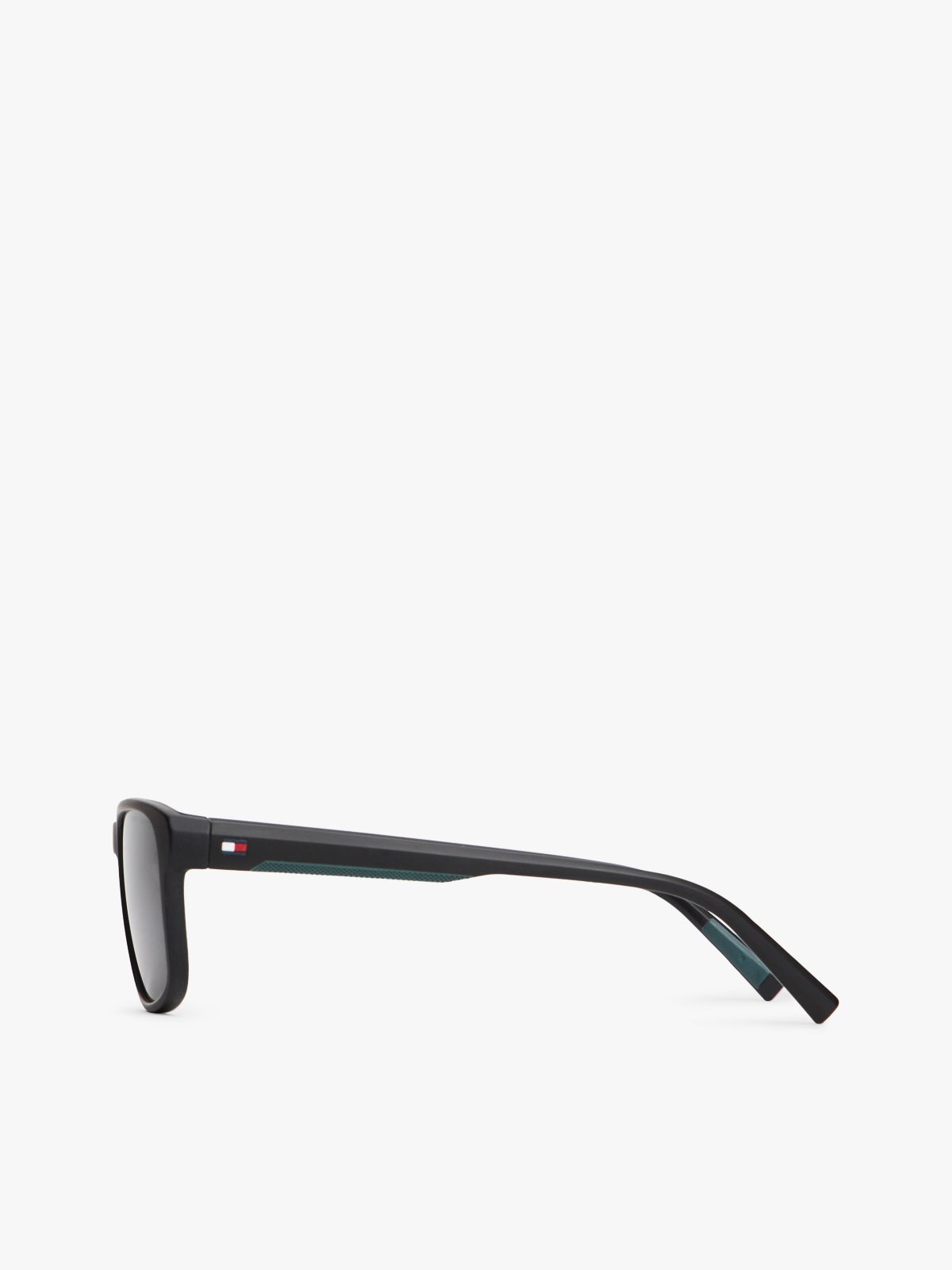 Flag Rectangular Sunglasses — Black