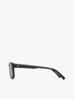Flag Rectangular Sunglasses — Black 2