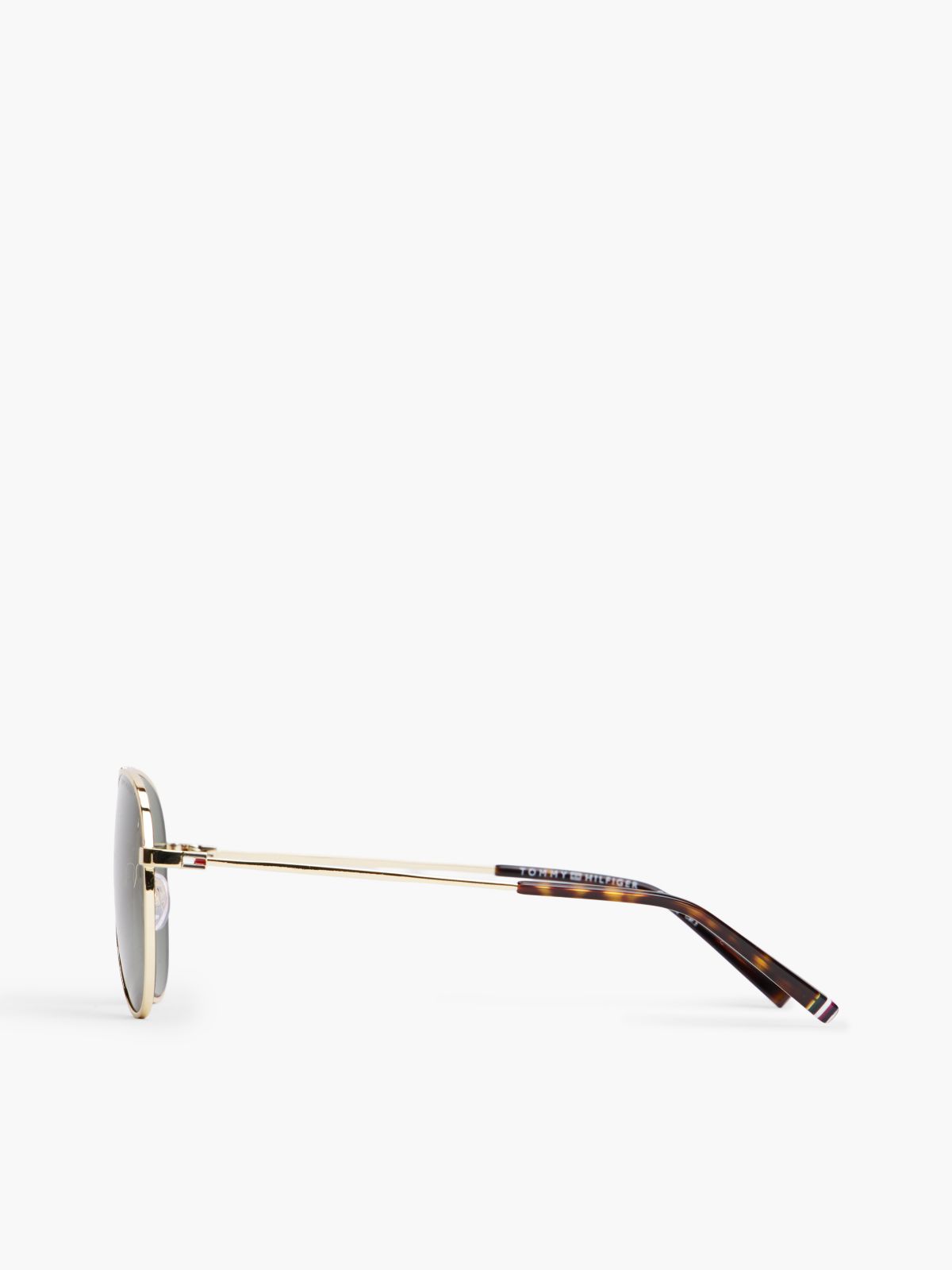 Stainless Steel Aviator Sunglasses — Green