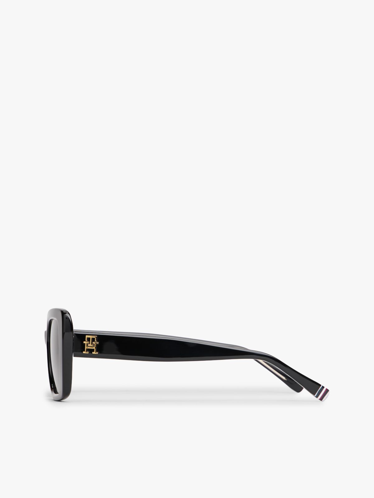 TH Monogram Polarised Cat Eye Sunglasses — Black