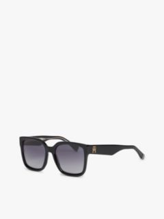TH Monogram Polarised Square Sunglasses — Black 1