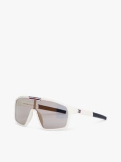 Signature Mask Sunglasses — White 1