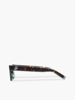 Logo Rectangular Sunglasses — Brown 2