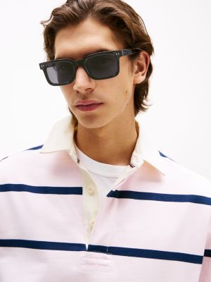 black rectangular sunglasses for men tommy hilfiger