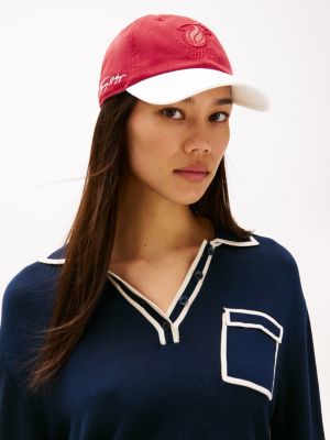 rot 47 for tommy miami heat-baseball-cap für gender-inclusive erwachsene - tommy hilfiger