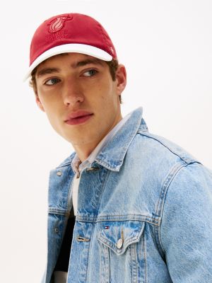 red 47 for tommy miami heat baseball cap for adults gender inclusive tommy hilfiger