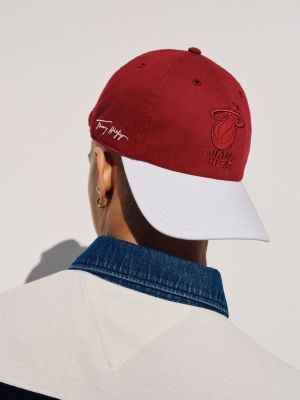 rot 47 for tommy miami heat-baseball-cap für gender-inclusive erwachsene - tommy hilfiger