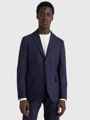 Lardini Stretch Denim Slim Fit Suit | BLUE | Tommy Hilfiger