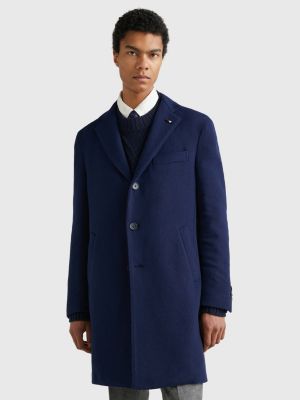 Double Face Slim Fit Coat | BLUE | Tommy Hilfiger