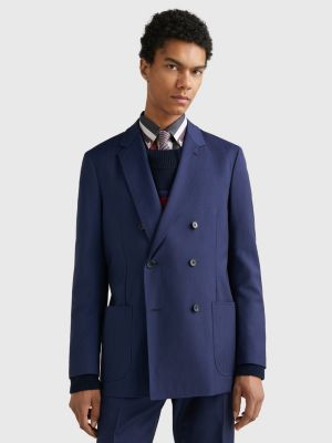 Tommy hilfiger double breasted on sale blazer