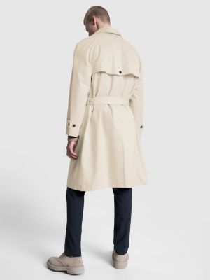 Gabardine Trench Coat White Tommy Hilfiger