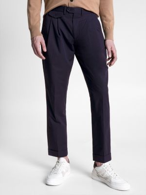 Poplin Slim Fit Trousers | BLUE | Tommy Hilfiger