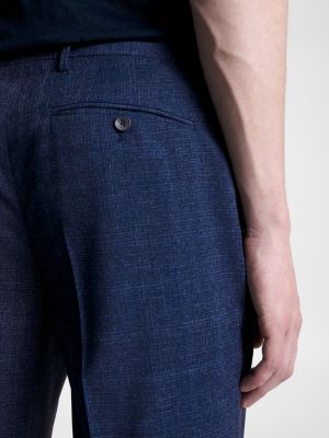 Glimp Doorbraak Magistraat Tailored slim fit linnen broek | DENIM | Tommy Hilfiger