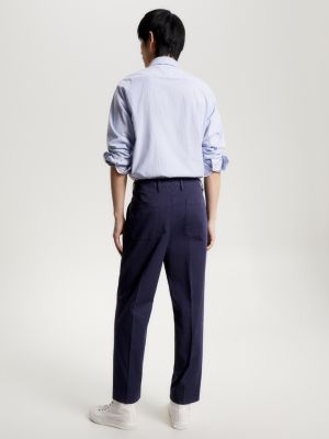 Army Garment Dyed Regular Fit Trousers | Blue | Tommy Hilfiger