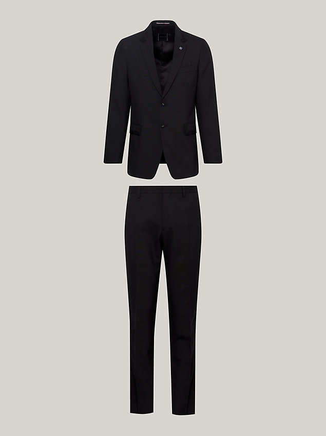grey wool tuxedo slim fit suit jacket for men tommy hilfiger