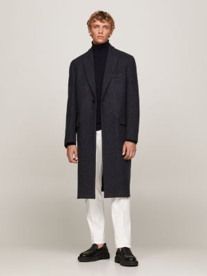 Tommy hilfiger best sale coat wool