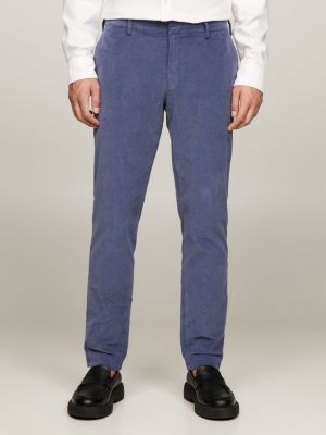 Baby Corduroy Two-Piece Slim Fit Suit | Blue | Tommy Hilfiger