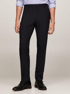 Men's Black Formal Trousers, Slim & Regular Fit