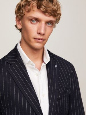 tommy hilfiger pinstripe blazer
