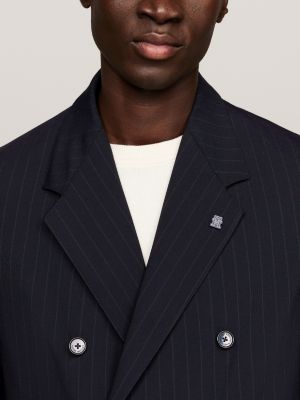 Zweireihiges Regular Fit Sakko | Blau | Tommy Hilfiger