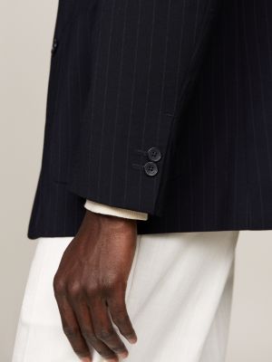 Zweireihiges Regular Fit Sakko | Blau | Tommy Hilfiger