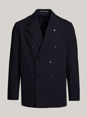 Zweireihiges Regular Fit Sakko | Blau | Tommy Hilfiger
