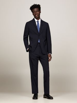 Unstrukturiertes Regular Fit Sakko | Blau | Tommy Hilfiger