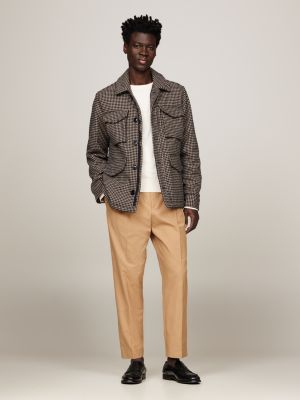 Flap Pocket Regular Fit Field Jacket Beige Tommy Hilfiger