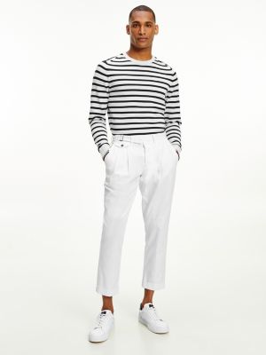 tommy hilfiger white trousers