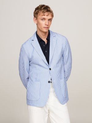 Ithaca Pinstripe Slim Blazer