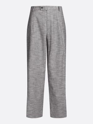 multi pleated leg regular trousers for men tommy hilfiger