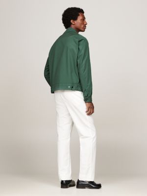 veste zippée à col vert pour hommes tommy hilfiger