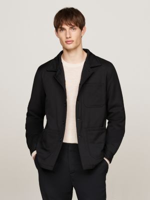 veste worker rembourrée black pour hommes tommy hilfiger