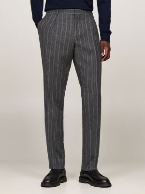 Gray flannel pants mens sale