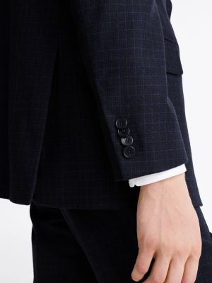 blau sakko aus flanell mit hohem wollanteil für herren - tommy hilfiger