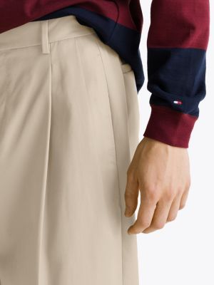 Wool Blend Gabardine Trousers