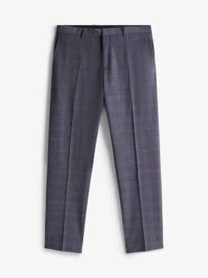 grey wool blend tailored suit for men tommy hilfiger