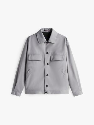 bomber multitasche grey da uomini tommy hilfiger