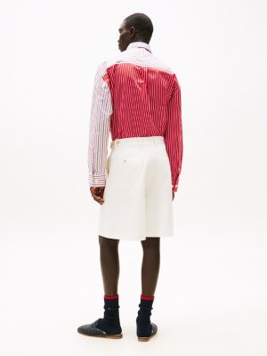 weiß the runway collection weite chino-shorts für herren - tommy hilfiger