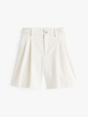 weiß the runway collection weite chino-shorts für herren - tommy hilfiger