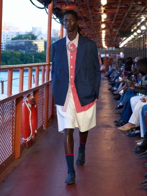 weiß the runway collection weite chino-shorts für herren - tommy hilfiger