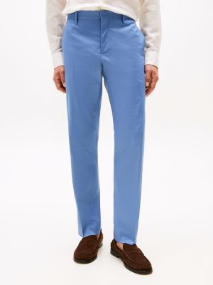blue slim fit hose für herren - tommy hilfiger