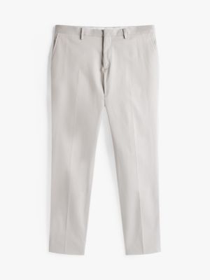 grijs regular pantalon voor heren - tommy hilfiger