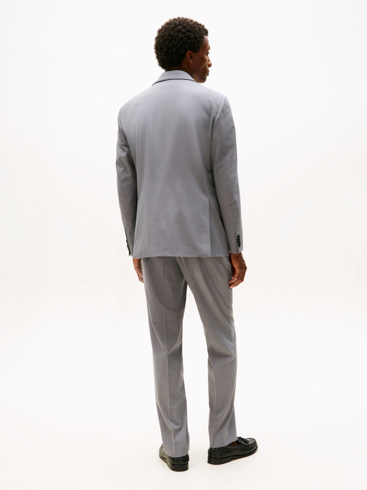 Twill Suit With Wool — Grey