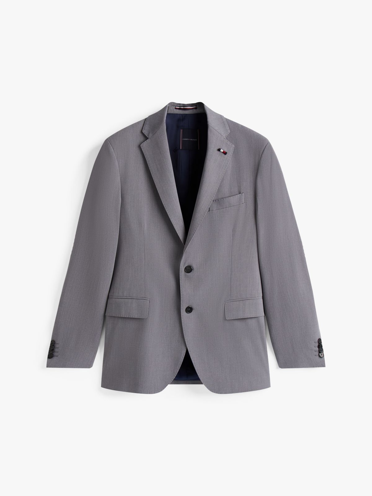 Twill Suit With Wool — Grey