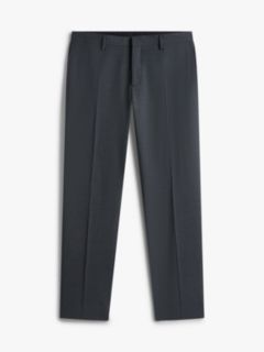 Textured Wool Blend Suit — Blue 9